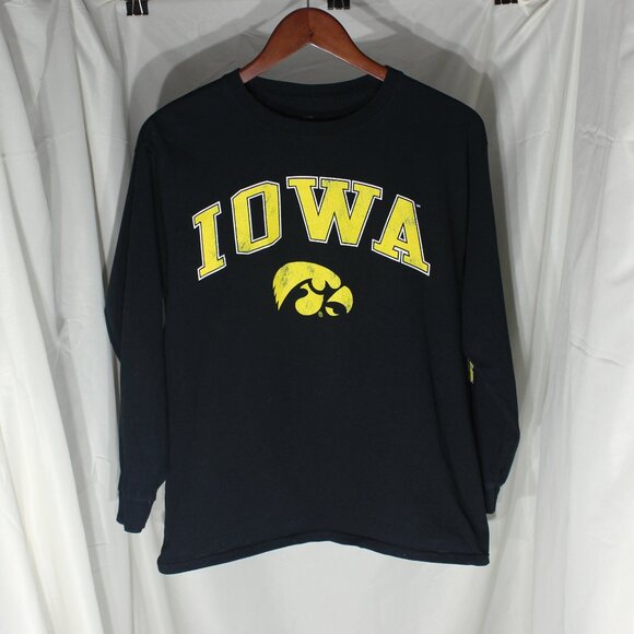 Fanatics Iowa Hawkeyes Crewneck Black Sweatshirt - Size XL - Picture 1 of 7